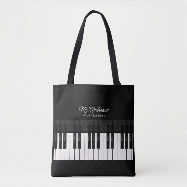 Piano Teacher/Spelarens eget namn och textmusikers Tygkasse (Framsida)