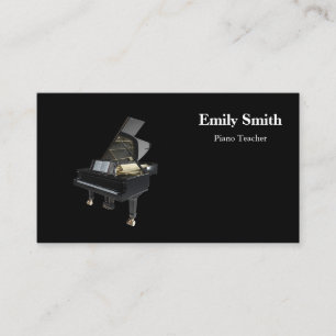 Piano Teacher Visitkort