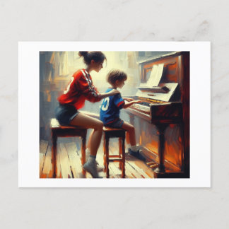 Piano Teacher Vykort