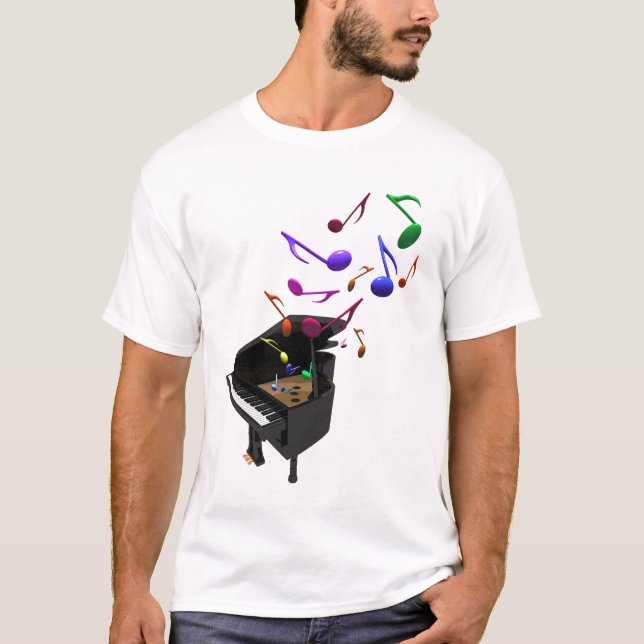 Piano Tee Shirt (Framsida)