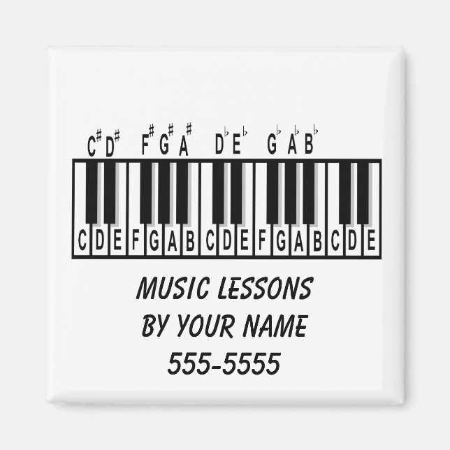 Piano Theory Magnet (Framsidan)