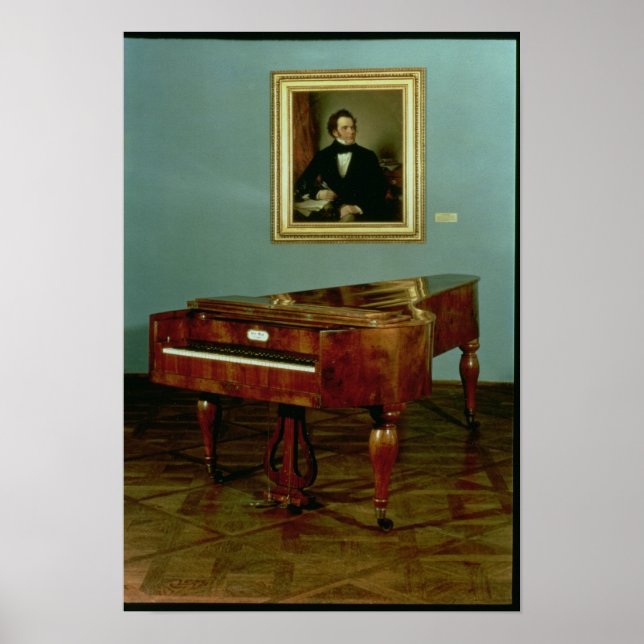 Piano tillhörande Franz Peter Schubert Poster (Framsidan)