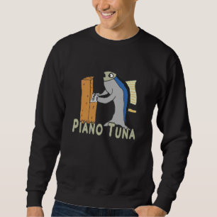Piano Tuner (Piano Tuna) Lång Ärmad Tröja