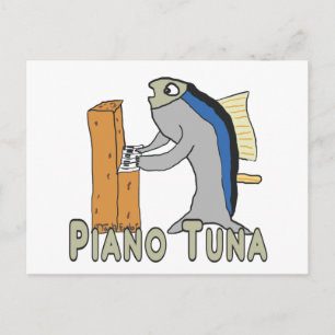 Piano Tuner (tonfisk) Vykort