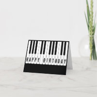 Piano tuts Grattis på födelsedagen