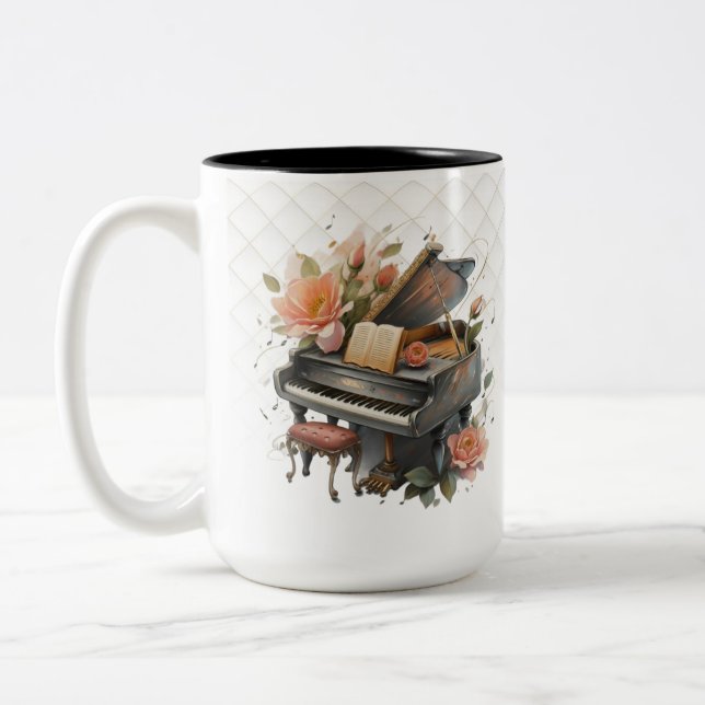 Piano Två-Tonad Mugg (Vänster)