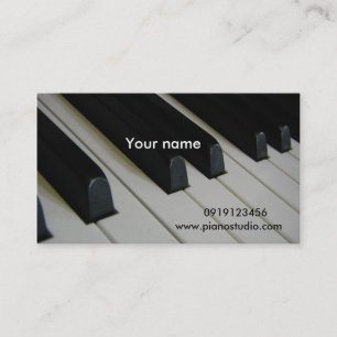 Piano/ Visitkort
