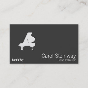 Piano Visitkort