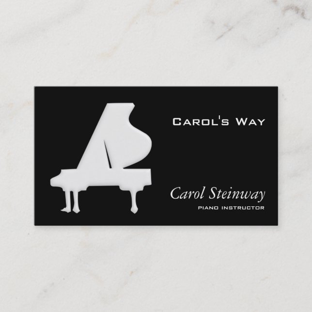 Piano Visitkort (Framsida)