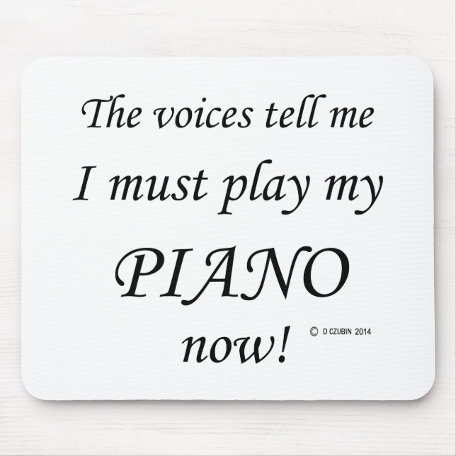 Piano Voices säger att must Play Musmatta (Framsidan)