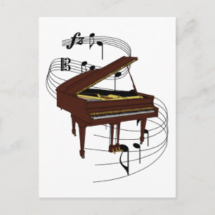 Piano Vykort
