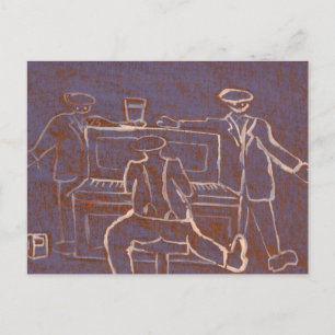 Piano Vykort