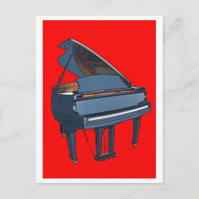 Piano Vykort (Framsida)