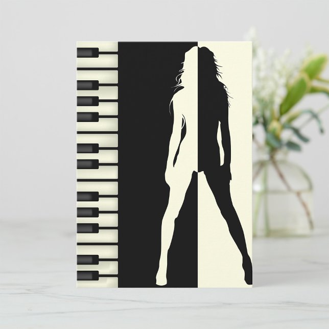 Piano Woman Inbjudningar (Skapare uppladdad)