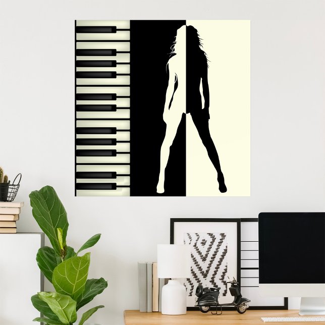 Piano Woman Poster (Skapare uppladdad)