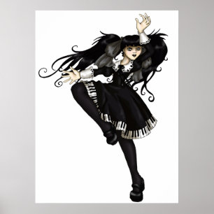 Pianodans Poster