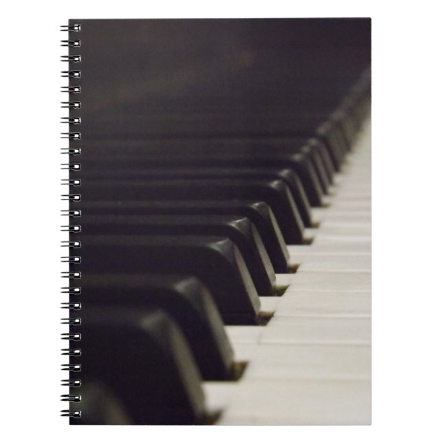 Pianoforteanteckningsbok Anteckningsbok Med Spiral (Framsidan)