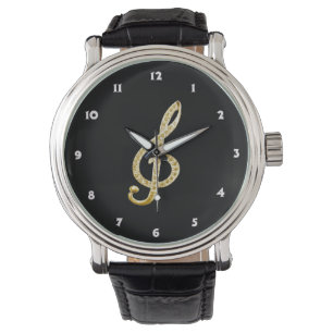 PianoGclef symbol Armbandsur