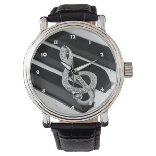 PianoGclef symbol Armbandsur