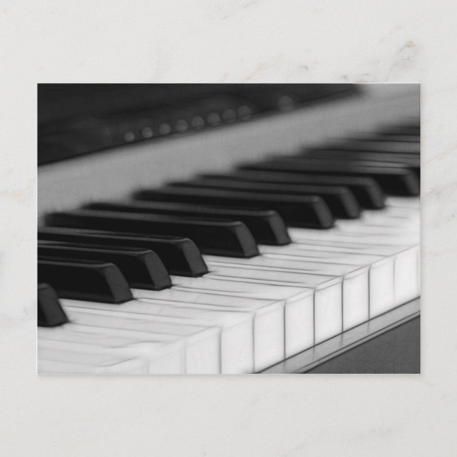 Pianohälsningvykort Vykort (Framsida)
