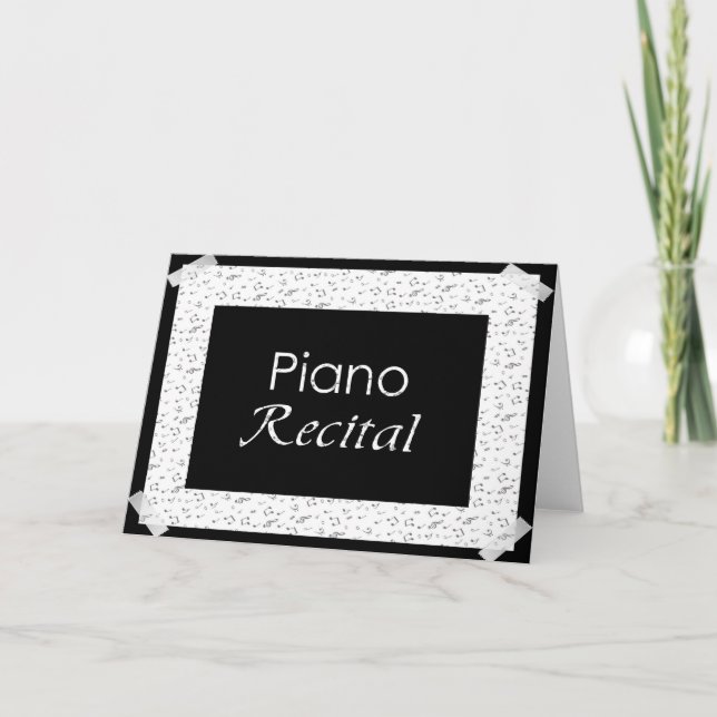 Pianohögläsning Inbjudan (Framsida)