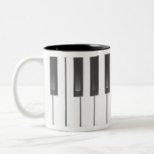 Pianokaffekopp Två-Tonad Mugg