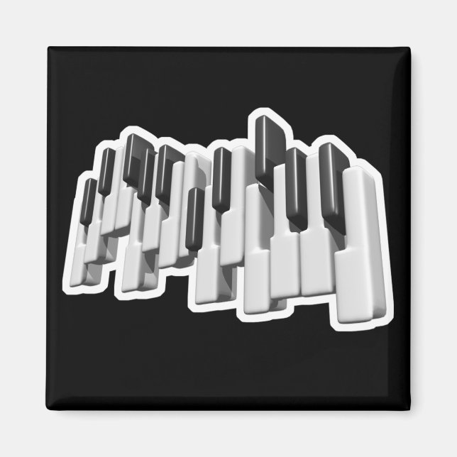 pianoklavslayout magnet (Framsidan)