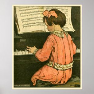 Pianokursen Poster