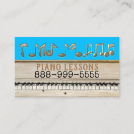 Pianokursvisitkortar Visitkort