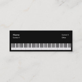 Pianolärare Mini Visitkort
