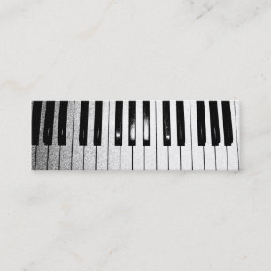 Pianolärare Mini Visitkort
