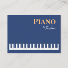 Pianolärare Modern Stilfull Keyboardmusik Visitkort