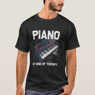 Pianolärare Musikälskare Pianister Konsert Kvinnor T Shirt