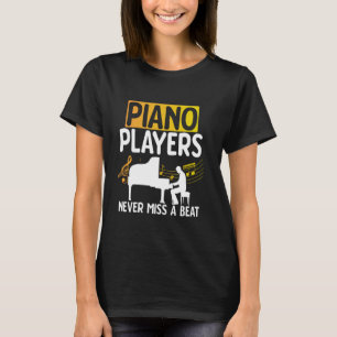 Pianolärare Musikälskare Pianister Konsert Kvinnor T Shirt