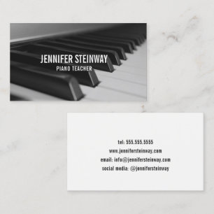 Pianolärarepianist Visitkort