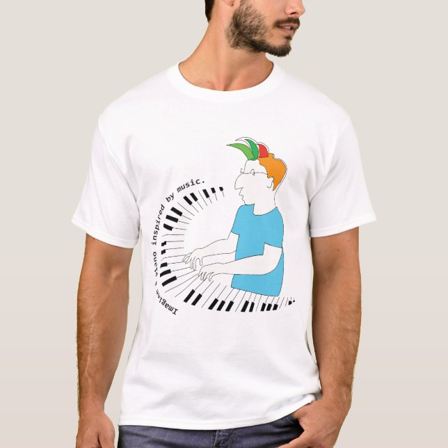 Pianoman Tee Shirt (Framsida)