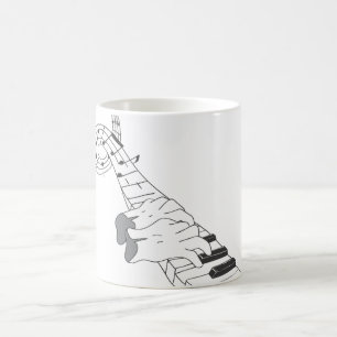 Pianomusik Kaffemugg