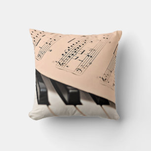 Pianomusik, populär design kudde