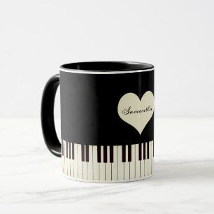 Pianonycklar Mugg