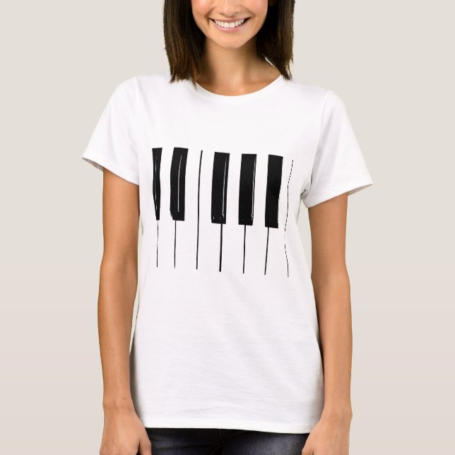 Pianonycklar T-shirt (Framsida)