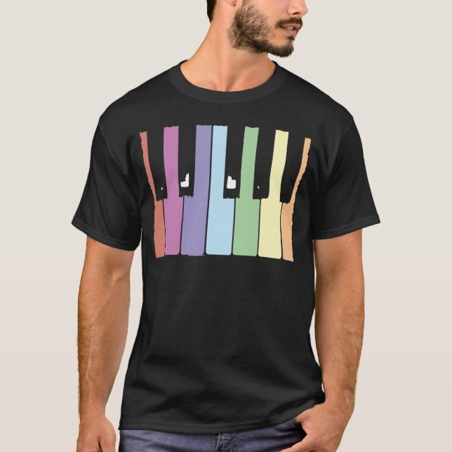 Pianonycklar T-shirt (Framsida)