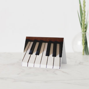 Pianonycklar Tack Kort