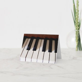 Pianonycklar Tack Kort