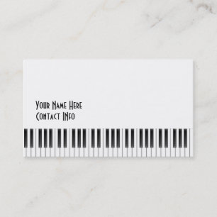 Pianonycklar Visitkort