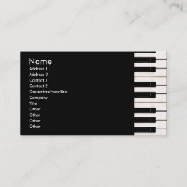 Pianonycklar Visitkort