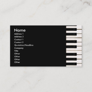 Pianonycklar Visitkort