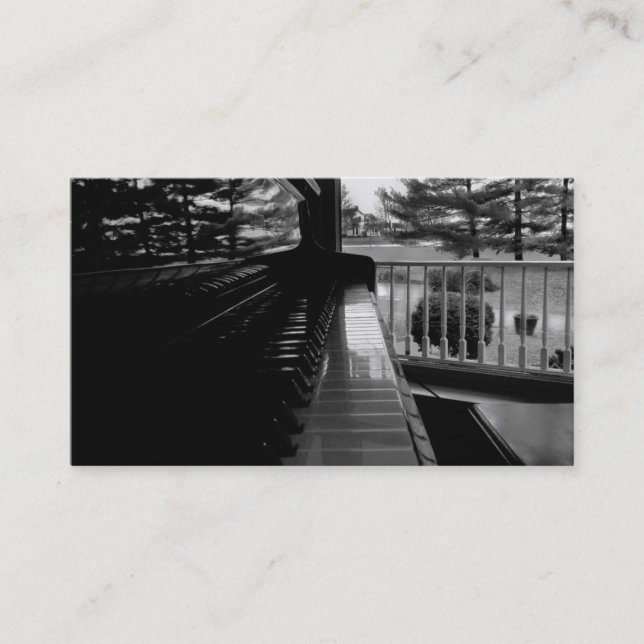 PIANONYCKLAR - visitkortmall Visitkort (Framsida)