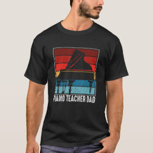 Pianopappa Pianoman Pianist Keyboarder Musiker Far T Shirt