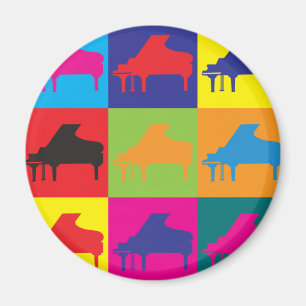Pianopopkonst Magnet