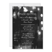 Pianorecital med Bokeh-ljus